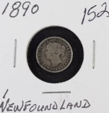 1890 - NEWFOUNDLAND 5 CENT - VG