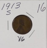 1913 S - LINCOLN CENT - VG