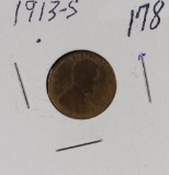 1913 S - LINCOLN CENTS - G