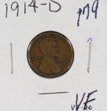 1914 D - LINCOLN CENT - VF