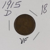 1915 D - LINCOLN CENT - VF