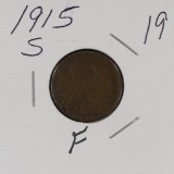 1915 S - LINCOLN CENT - F