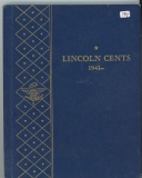 PARTIAL SET LINCOLN CENTS IN WHITMAN BOOKSHELF ALBUM