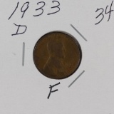 1933 D - LINCOLN CENT - F