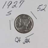 1927 S - MERCURY DIME - CH AU