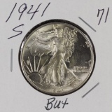 1941 S - WALKING LIBERTY HALF DOLLAR - BU