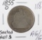 1855-O SEATED LIBERTY HALF DOLLAR - AG/G