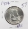 1954 - FRANKLIN HALF DOLLAR - UNC