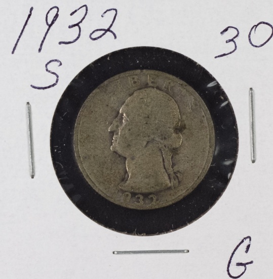 1932 S - WASHINGTON QUARTER - G