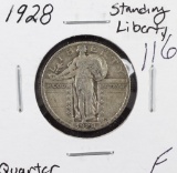1928 STANDING LIBERTY QUARTER - F