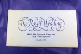 1981 THE ROYAL WEDDING CHARLES & DIANA COIN & FIRST DAY STAMPS