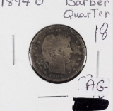 LOT OF 4 -BARBER QUARTERS 1894 O -AG, 1898 - G, 1899 - G, 1899 -G