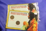 LOT OF 2, 19TH & 20TH CENTURY INDIAN HEAD CENTS