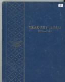 MERCURY DIME SET 1916-1945 NO 1916 D IN WHITMAN BOOKSHELF ALBUM