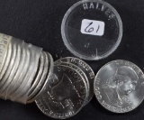 1 - ROLL (20 COINS) BU 1963 FRANKLIN HALF DOLLARS