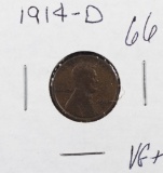 1914 D - LINCOLN CENT - VG+