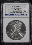 2009 NGC EARLY RELEASE - MS69 - SILVER EAGLE