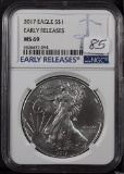 2017 NGC MS69 - EARLY RELEASE - SILVER EAGLE