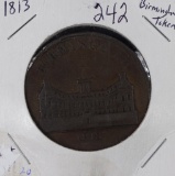 1813 BIRMINGHAM, ENGLAND - 1 POUND NOTE - TOKEN