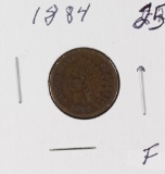 1884 INDIAN HEAD CENT - F