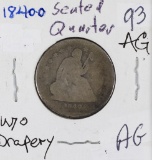 1840-O LIBERTY SEATED QUARTER - AG