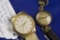 LOT OF 2 - EARLY SWISS LADIES WATCH ON HAMILTON MASTERPIECE QUARTZ WRIST WATCH