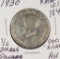 1930 - PANAMA 1/2 BALBOA KM # 12.1.900 SILVER - AU