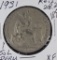 1931 PERU 1 SOL KM #218.2.500 SILVER - XF