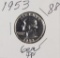 1953 - PROOF WASHINGTON QUARTER - GEM