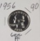 1956 - PROOF WASHINGTON QUARTER - GEM