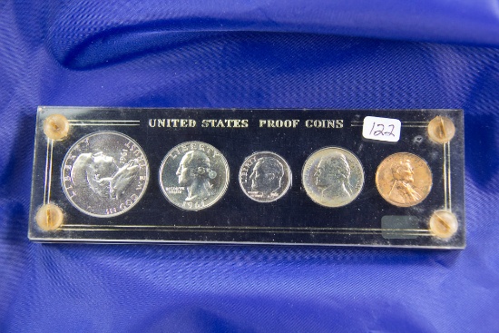 BEAUTIFUL 1961 - PROOF SET IN FRAME