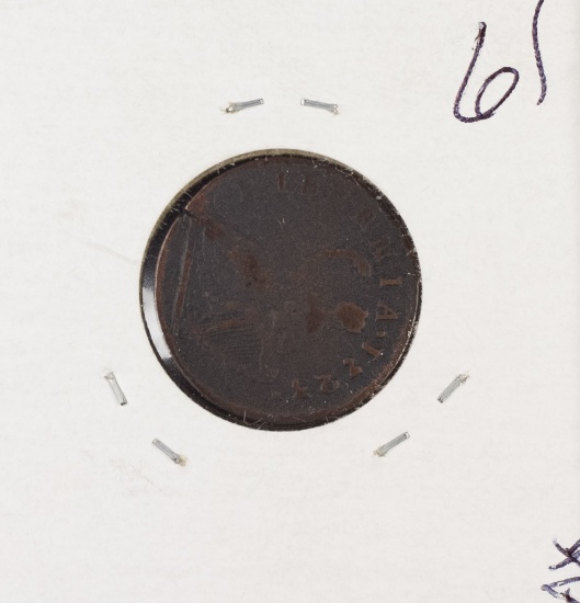 1723 - COLONIAL - WOOD - HIBERNIA - FARTHING - F