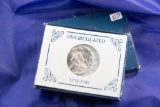 1982-D 90% SILVER WASHINGTON COMMEMORATIVE HALF DOLLAR - UNC