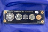 BEAUTIFUL 1961 - PROOF SET IN FRAME