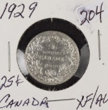 1929 CANADA QUARTER - XF/AU