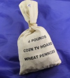 4 LBS 500+ LINCOLN CENTS - TV HOARD