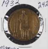 1932 - MASONIC WASHINGTON COMMEMORATIVE MEDAL