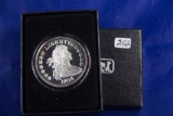 SILVER TONNED 1 OZ .999 SILVER COPY OF 1804 BUST DOLLAR