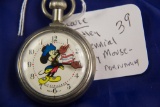 BRADLEY - BICENTENNIAL MICKEY MOUSE POCKET WATCH - 1976 - SCARCE