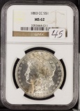 1883 - CC NGC MS62 - MORGAN DOLLAR