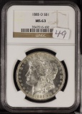 1885 - O NGC MS63 - MORGAN DOLLAR