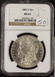 1885 -O NGC MS-63 - MORGAN DOLLAR