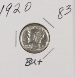 1920 - MERCURY DIME - BU