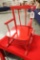Red Painted Childs Rocker, LOCAL PICK UP ONLY