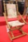 Antique Wood Folding Doll Rocker