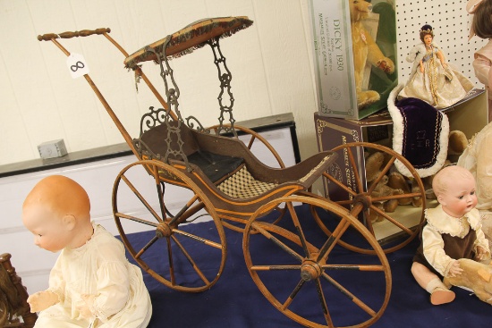 Antique Wood Doll Stroller, LOCAL PICK  UP ONLY