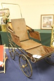 Antique Doll Stroller, Damages Hood