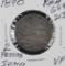 1870 - SPAIN 2 PESETAS - VF KM #654 - SILVER