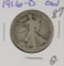 1916-D OBV LIBERTY WALKING HALF DOLLAR - G