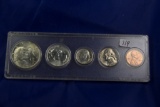 1964 - MINT COIN SET IN PLASTIC FRAME